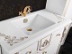 Водолей Мебель для ванной "Версаль 95" белая/золото, зеркало Версаль в раме – картинка-14